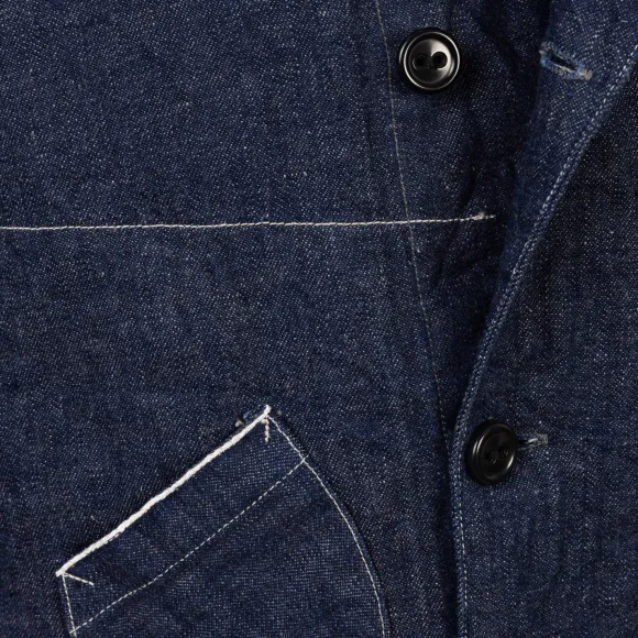 Jacket "Kees" In Japanese Selvedge Logger Denim