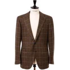 Jacket "Prince De Galles" Made Of Pure Merino Wool From Fox Brother'S