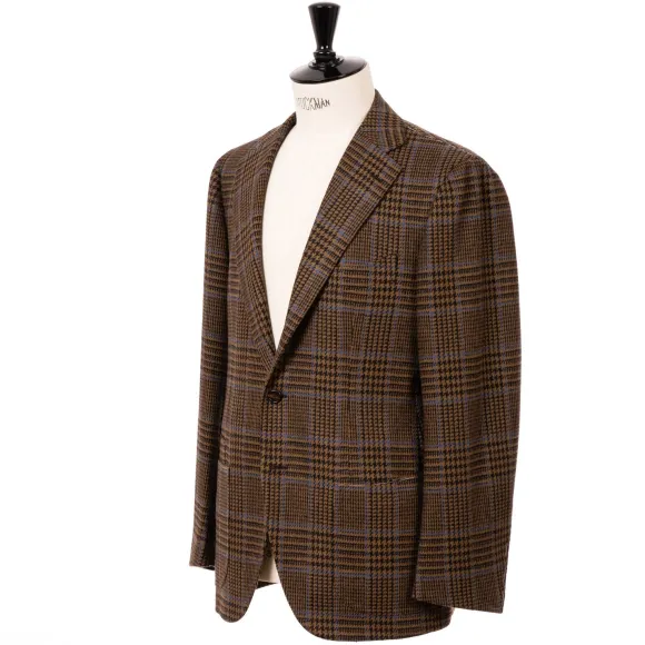 Jacket "Prince De Galles" Made Of Pure Merino Wool From Fox Brother'S