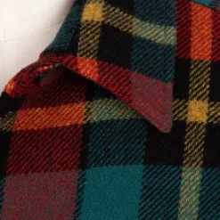 Jacket "Steve Overshirt" In Plaid Wool Flannel