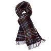Joshua Ellis X Mj: Heritage Classic Tartan Check Scarf In Pure Scottis