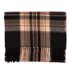 Joshua Ellis X Mj: Heritage Classic Tartan Check Scarf In Pure Scottis