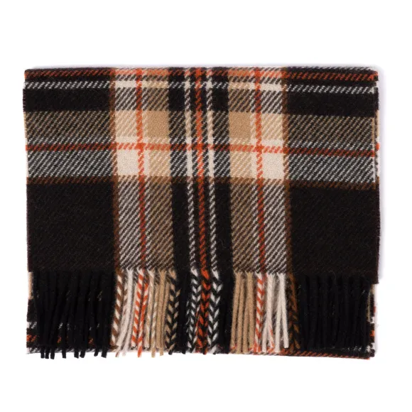 Joshua Ellis X Mj: Heritage Classic Tartan Check Scarf In Pure Scottis