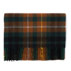 Joshua Ellis X Mj: New Scotch Check Pure Scottish Cashmere Scarf