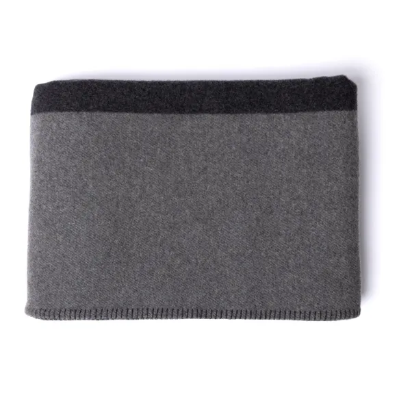 Joshua Ellis X Mj: Pure Scottish Lambswool "Doubleface Throw" Blanket