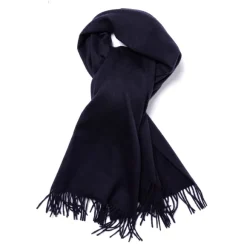 Joshua Ellis X Mj: Ripple Plain Stole Scarf In Pure Scottish Cashmere