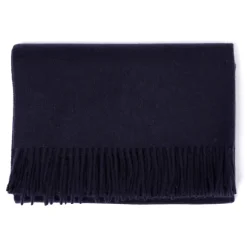 Joshua Ellis X Mj: Ripple Plain Stole Scarf In Pure Scottish Cashmere