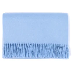 Joshua Ellis X Mj: Ripple Plain Stole Scarf In Pure Scottish Cashmere