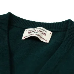 Jumper "Oxton Vee" Made From Fine Scottish 1 Ply Cashmere