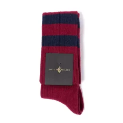 Knee Sock "College Stripe" From A Cashmere Blend