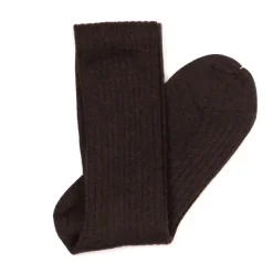 Knee Sock "Luxury Rib" Made Of Cashmere And Silk
