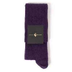 Knee Sock "Wide Rib" From A Cashmere Blend