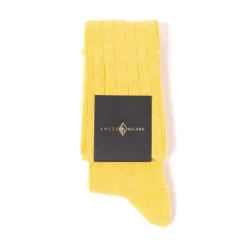 Knee Sock "Wide Rib" From A Cashmere Blend