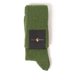 Knee Sock "Wide Rib" From A Cashmere Blend