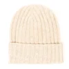 Knitted Hat "Ribbed Hat" Made Of Pure Lambswool - 4 Ply