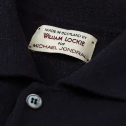 Knitted Polo "Oxton Sportshirt" Made Of Fine Scottish 1-Ply Cashmere