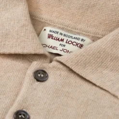 Knitted Polo "Oxton Sportshirt" Made Of Fine Scottish 1-Ply Cashmere