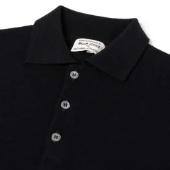 Knitted Polo "Oxton Sportshirt" In Fine Scottish 1 Ply Cashmere