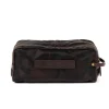 Large Toilet Bag "Luxury Beauty" Made Of Felisi Nylon And Saddle Leath