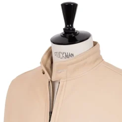 Leather Jacket "New Luxury Bomber" From Grown Lambskin - Handmade