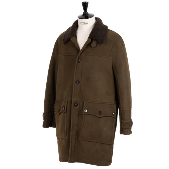 Leather Jacket "Valstar Norrland Coat" Made Of Lambskin - Curley Lambs