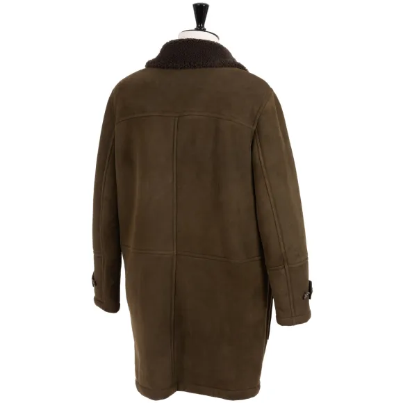 Leather Jacket "Valstar Norrland Coat" Made Of Lambskin - Curley Lambs
