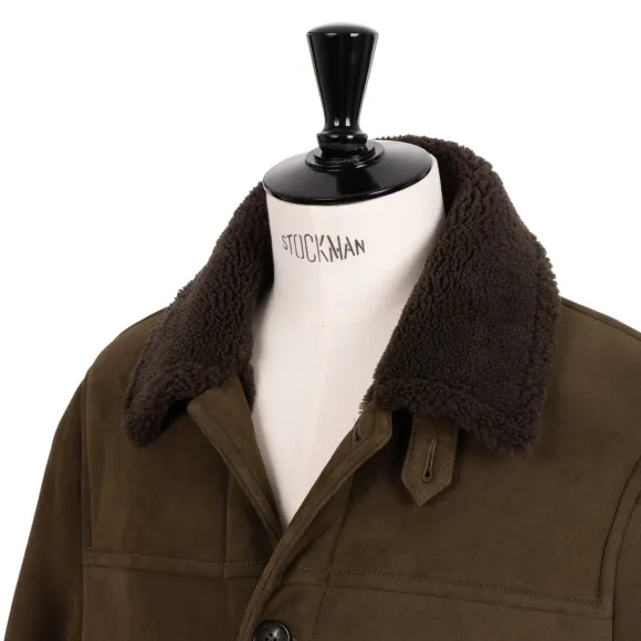 Leather Jacket "Valstar Norrland Coat" Made Of Lambskin - Curley Lambs