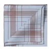 Light Blue Patterned Cotton Handkerchief