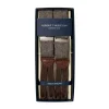 Light Brown Suspenders With Herringbone Pattern To Button