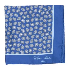 Limited Edition: Pure Silk Pocket Square "Paisley Danzante" - Handroll