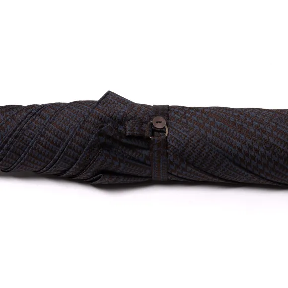 Limited Edition: Stick Umbrella "Heritage Galles" With Polished Oak Ha