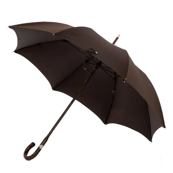 Limited Edition: Stick Umbrella "Heritage Galles" With Polished Oak Ha