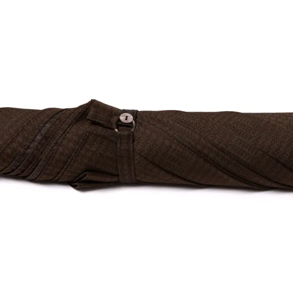 Limited Edition: Stick Umbrella "Heritage Galles" With Polished Oak Ha
