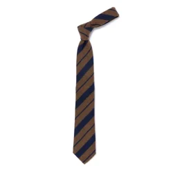 Limited Edition: Tie "Multipla Strisce" Of Pure Cashmere - Handrolled