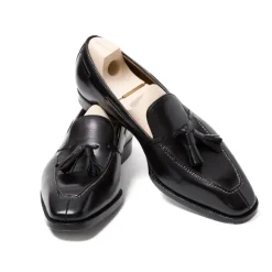 Loafer "Modern B-Tassel" Made Of Black Calf Leather - Entire