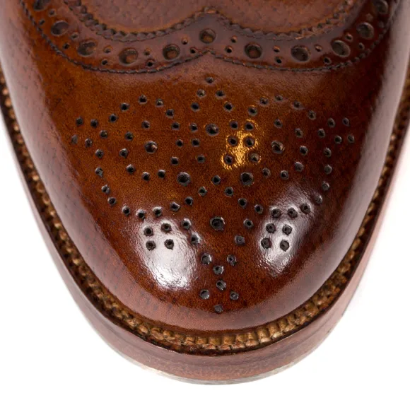 Loafer "Scotsman" Made Of Medium Brown Calfskin "Russian Calf" - Purel