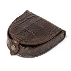 Luxury Edition: Coin Wallet "Coin Box" Made Of Crocodile Leather - Han