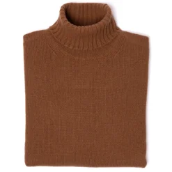 Merino Wool And Cashmere Turtleneck Sweater - 3 Ply Cashmere Blend