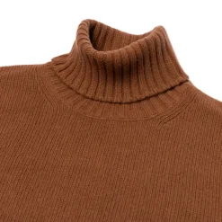 Merino Wool And Cashmere Turtleneck Sweater - 3 Ply Cashmere Blend