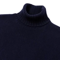 Merino Wool And Cashmere Turtleneck Sweater - 3 Ply Cashmere Blend