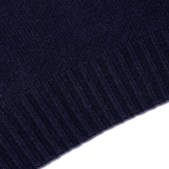 Merino Wool And Cashmere Turtleneck Sweater - 3 Ply Cashmere Blend