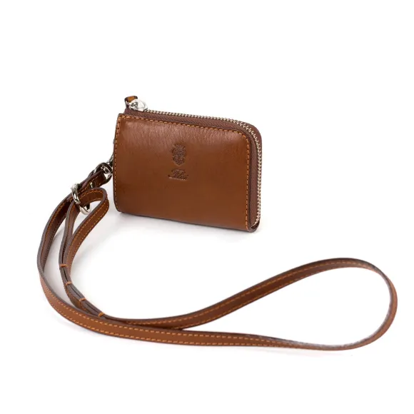 Mini Case "Key & Cards" Made Of Grained Calfskin - Handcrafted