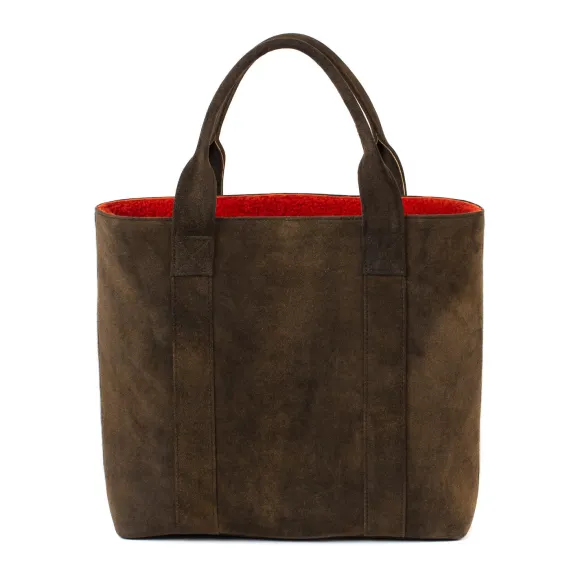 Mj Exclusive: Bottle Bag "Cuvee" Made Of Forest Green Goatskin - Handm