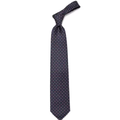 Mj Exclusive: Patterned Tie "Classico" Made Of Pure English Silk