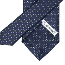 Mj Exclusive: Patterned Tie "Classico" Made Of Pure English Silk