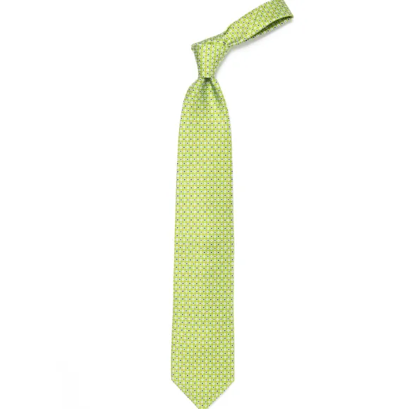 Mj Exclusive: Patterned Tie "Classico" Made Of Pure English Silk