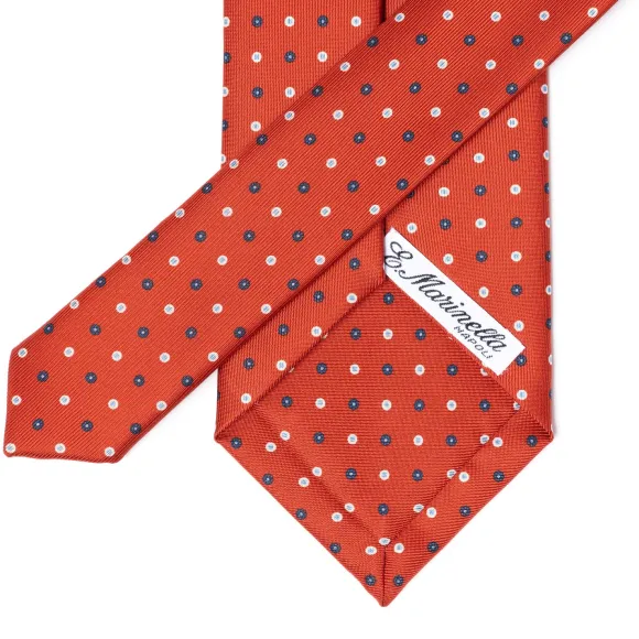 Mj Exclusive: Patterned Tie "Classico" Made Of Pure English Silk