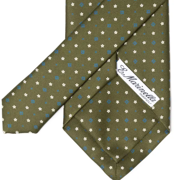 Mj Exclusive: Patterned Tie "Classico" Made Of Pure English Silk