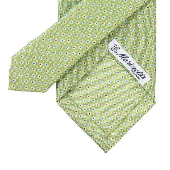 Mj Exclusive: Patterned Tie Made Of Pure English Silk
