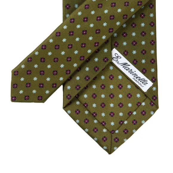 Mj Exclusive: Patterned Tie Made Of Pure English Silk